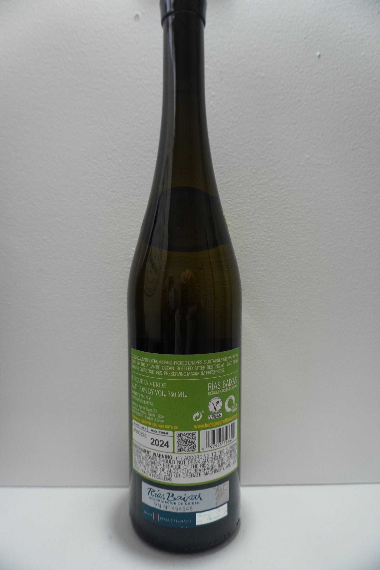 Granbazan, Albarino, "Etiqueta Verde," Rias Baixas, Spain 2024