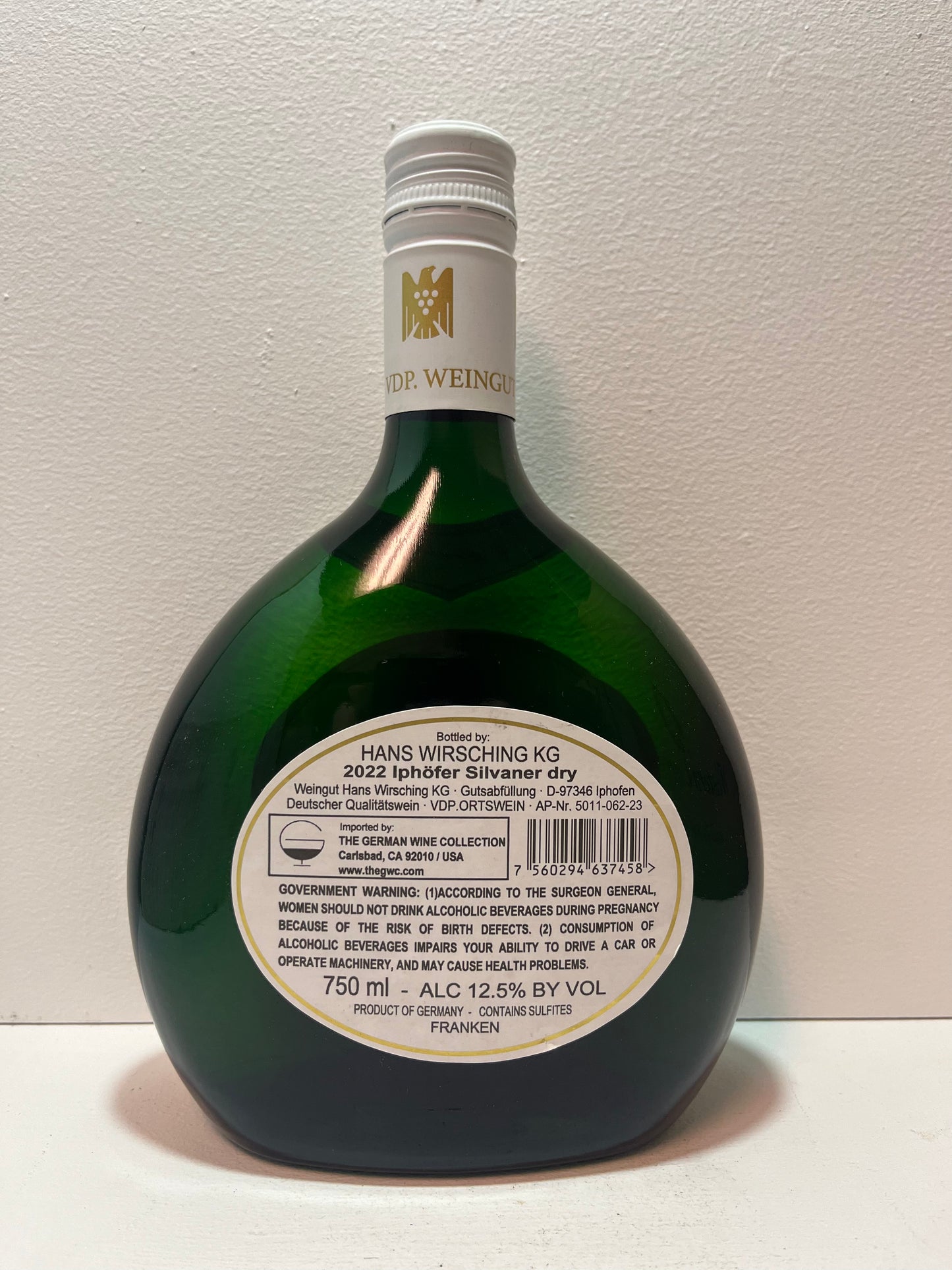 Hans Wirsching, Silvaner, Trocken, Iphofer, Franken 2022