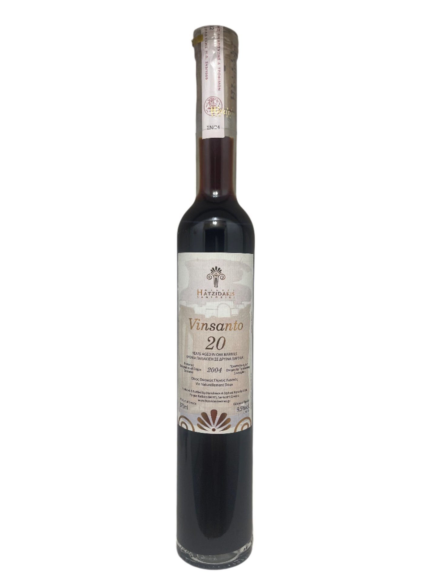 Hatzidakis, Assyrtiko, Vinsanto, "20 Years in Oak," Santorini, Greece 2004 (375ml)