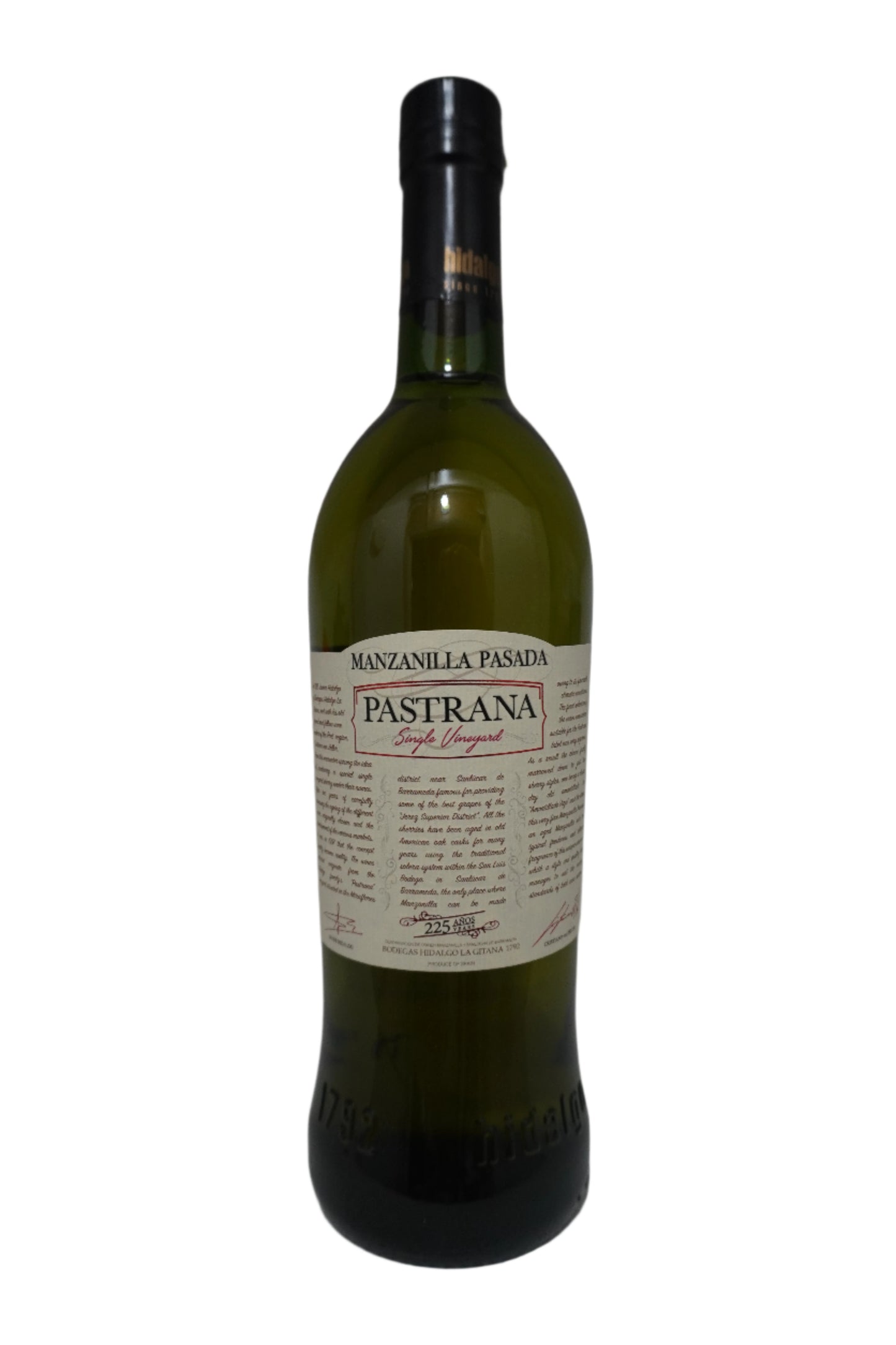 Hidalgo la Gitana, Palomino, Manzanilla Pasada, Jerez, Spain NV