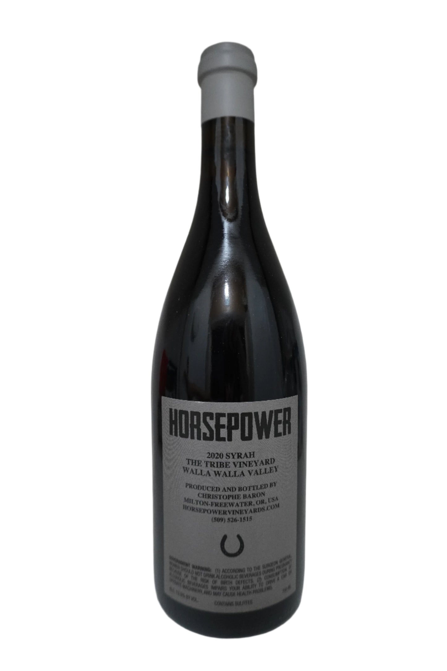 Horsepower, Syrah, "The Tribe Vineyard," Walla Walla Valley, Washington, United States 2020