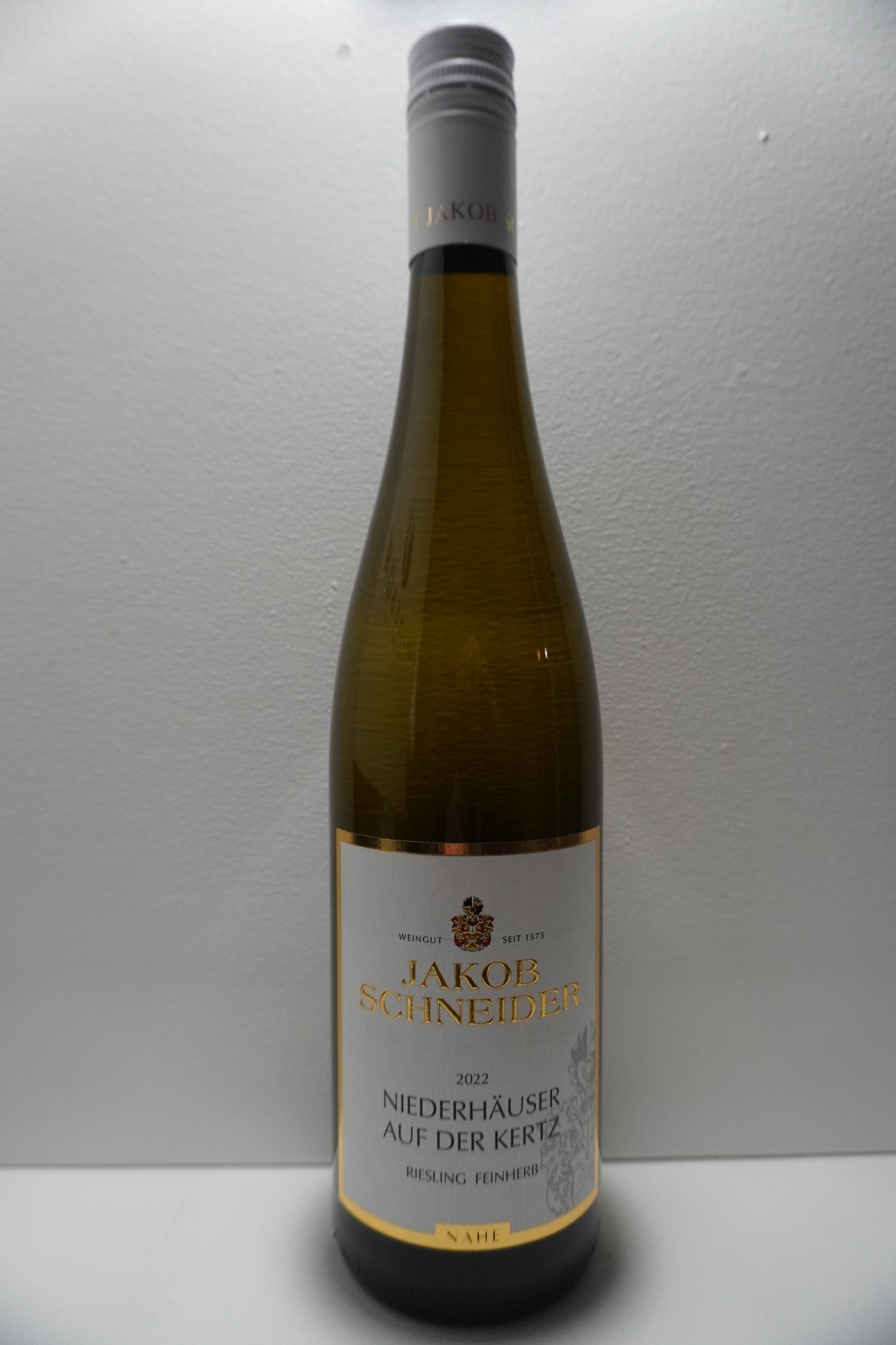 Jacob Schneider, Riesling, Feinherb, "Auf der Kertz," Niederhauser, Nahe, Germany 2022