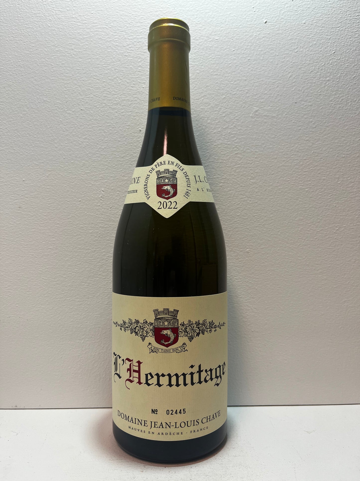 Jean Louis Chave, Marsanne/ Roussanne, Hermitage, Rhone, France 2022