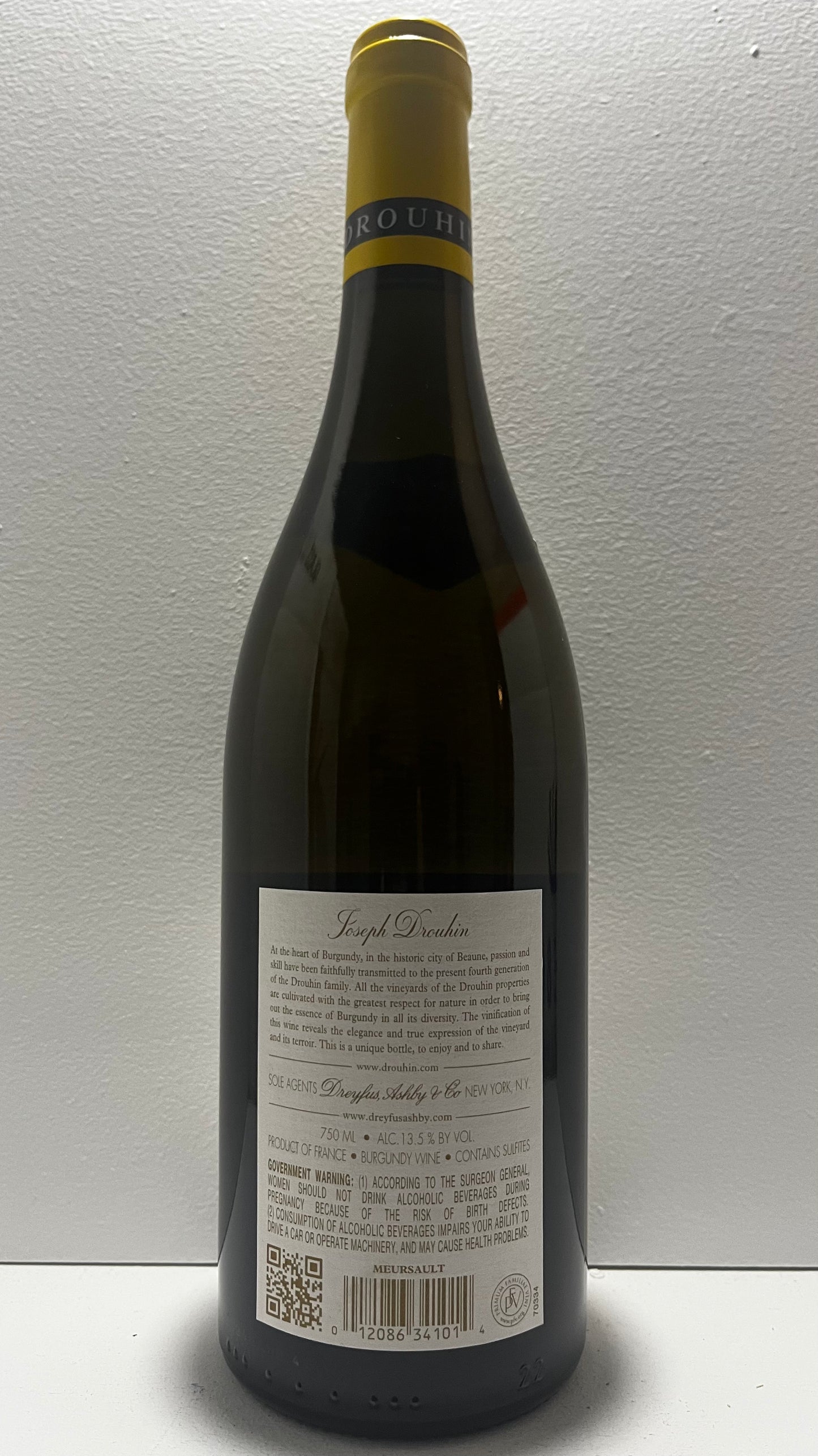 Joseph Drouhin, Chardonnay, Meursault, Burgundy, France 2022