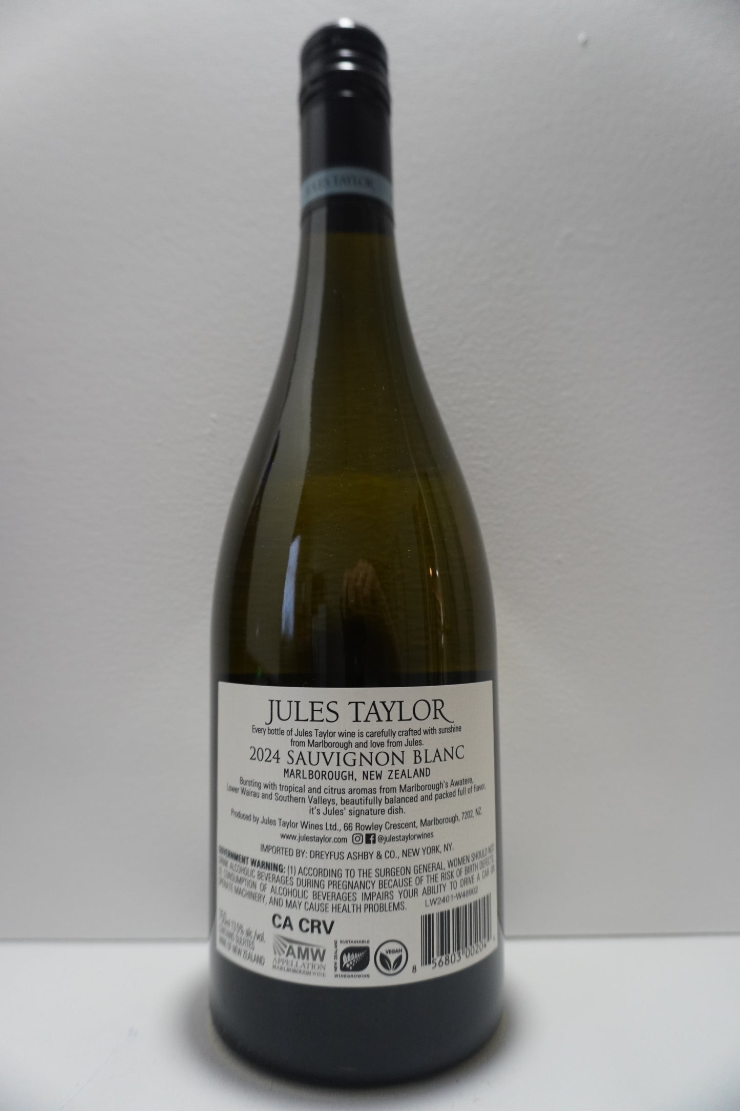 Jules Taylor, Sauvignon Blanc, Marlborough, New Zealand 2024