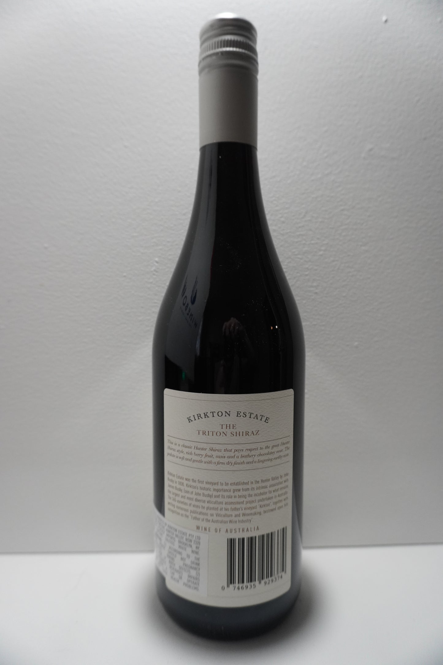 Kirkton Estate, Shiraz, "The Triton," Hunter Valley, New South Wales, Australia 2021