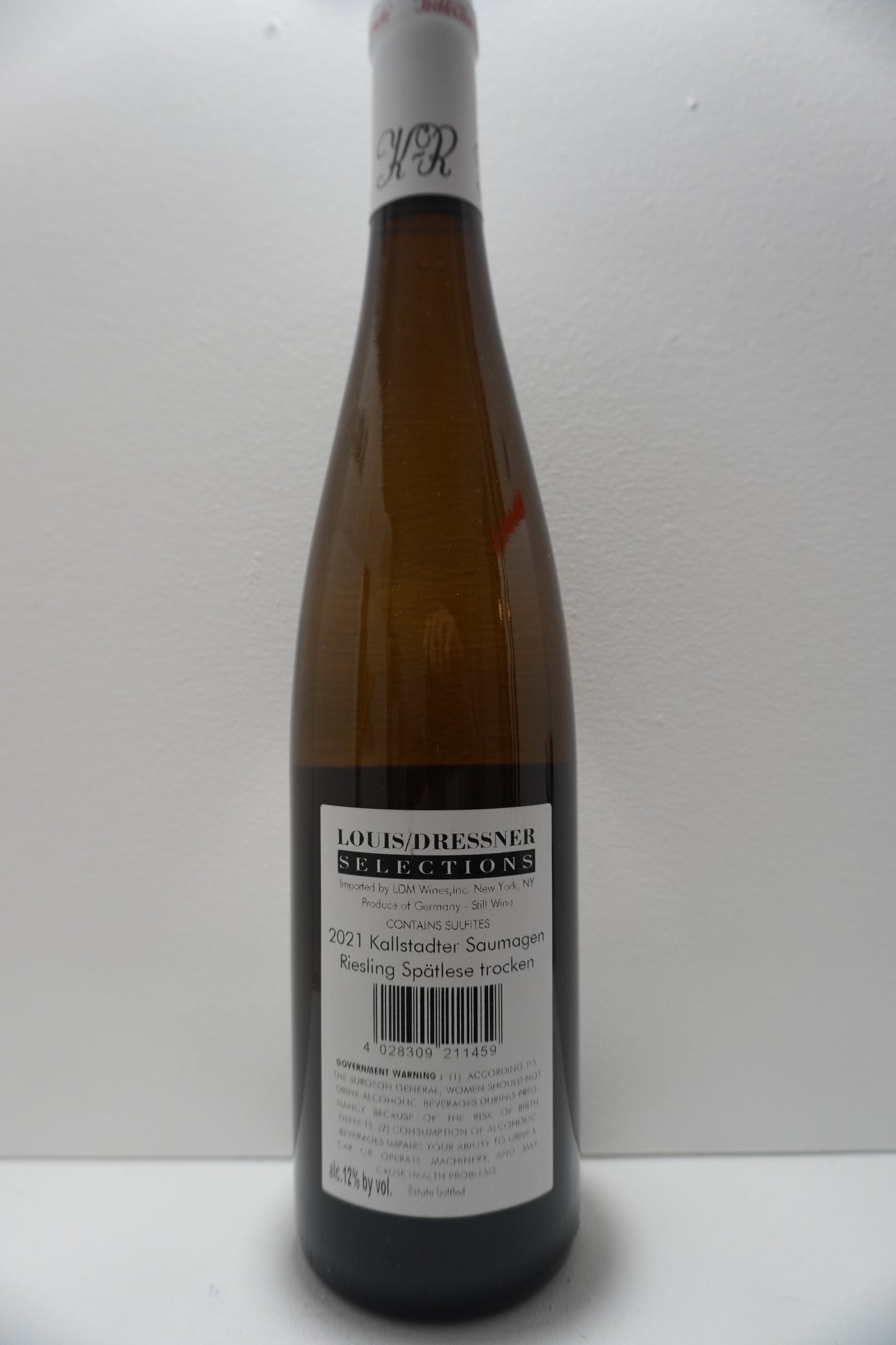 Koehler-Ruprecht, Riesling, Spatlese Trocken, Kallstadter Saumagen, Pfalz, Germany 2021