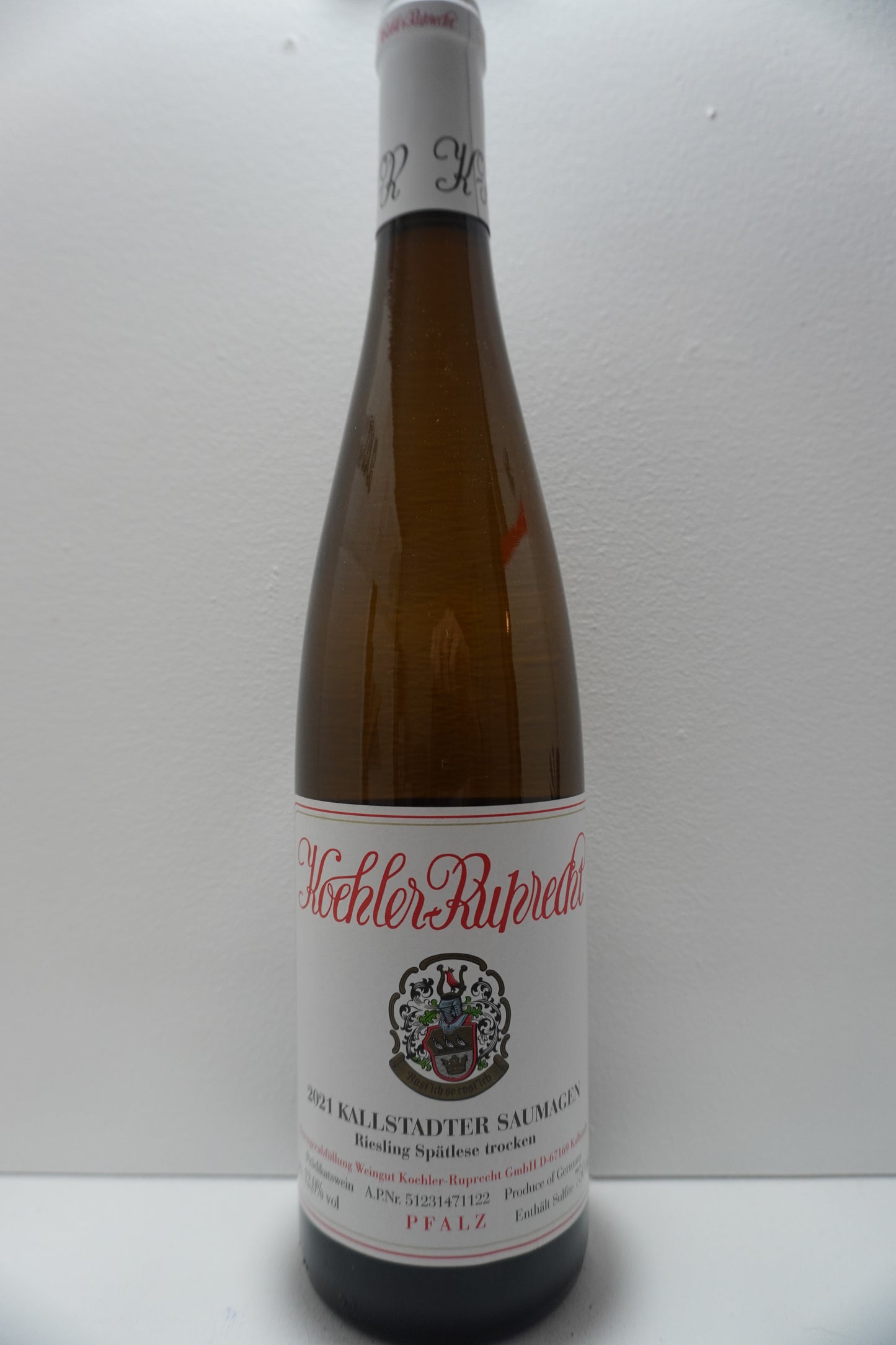 Koehler-Ruprecht, Riesling, Spatlese Trocken, Kallstadter Saumagen, Pfalz, Germany 2021