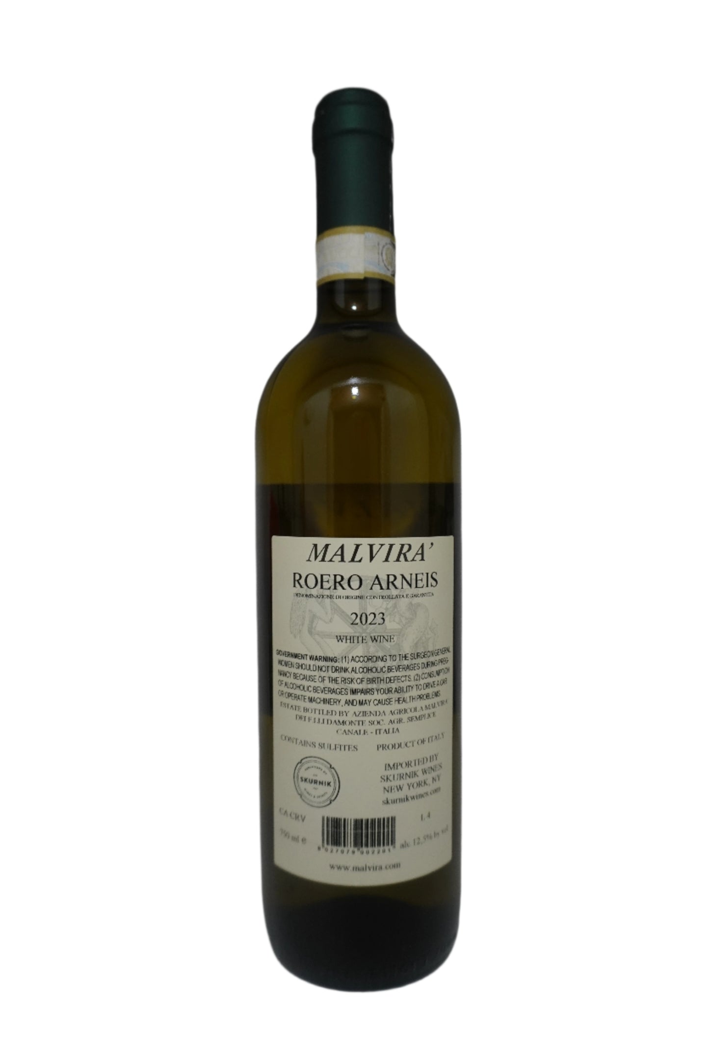 Malvira, Arneis, Roero, Piedmont, Italy 2023