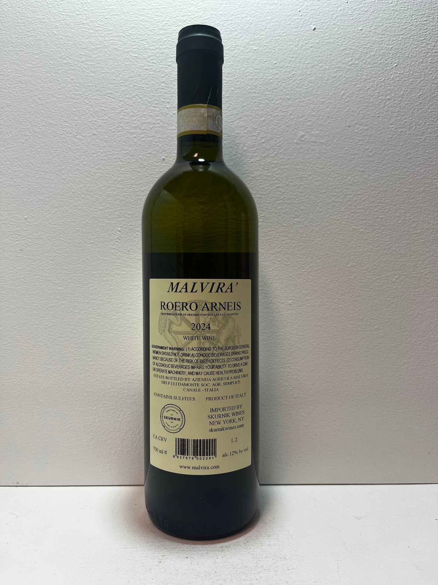 Malvira, Arneis, Roero, Piedmont, Italy (Multiple Vintages)