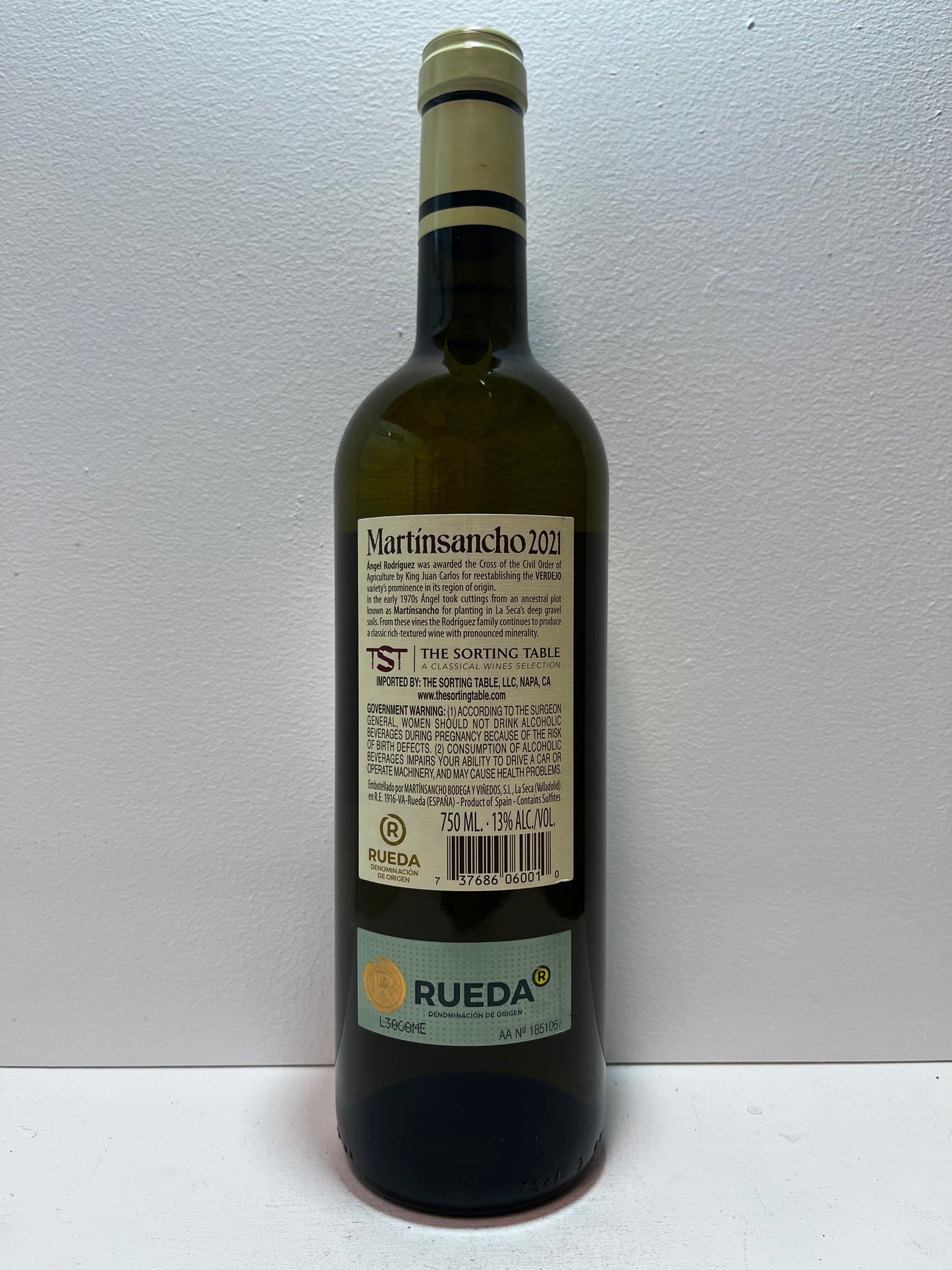 Martinsancho, Verdejo, "Criado Sobre Finas Lias," Rueda, Castilla y Leon, Spain 2021