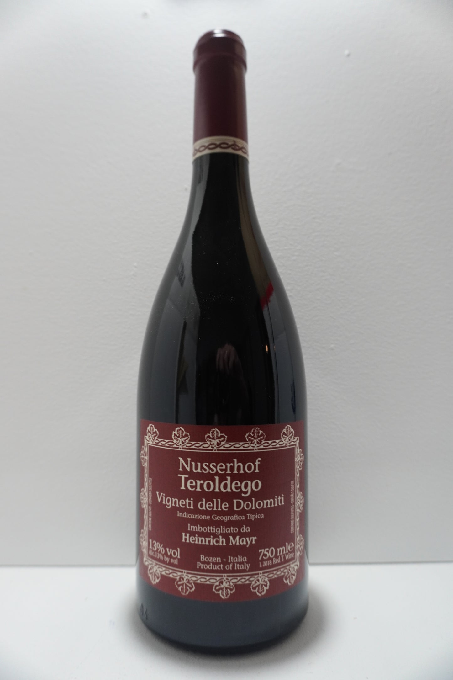 Nusserhof, Teroldego, Vigneti delle Dolomiti, Alto Adige, Italy 2018