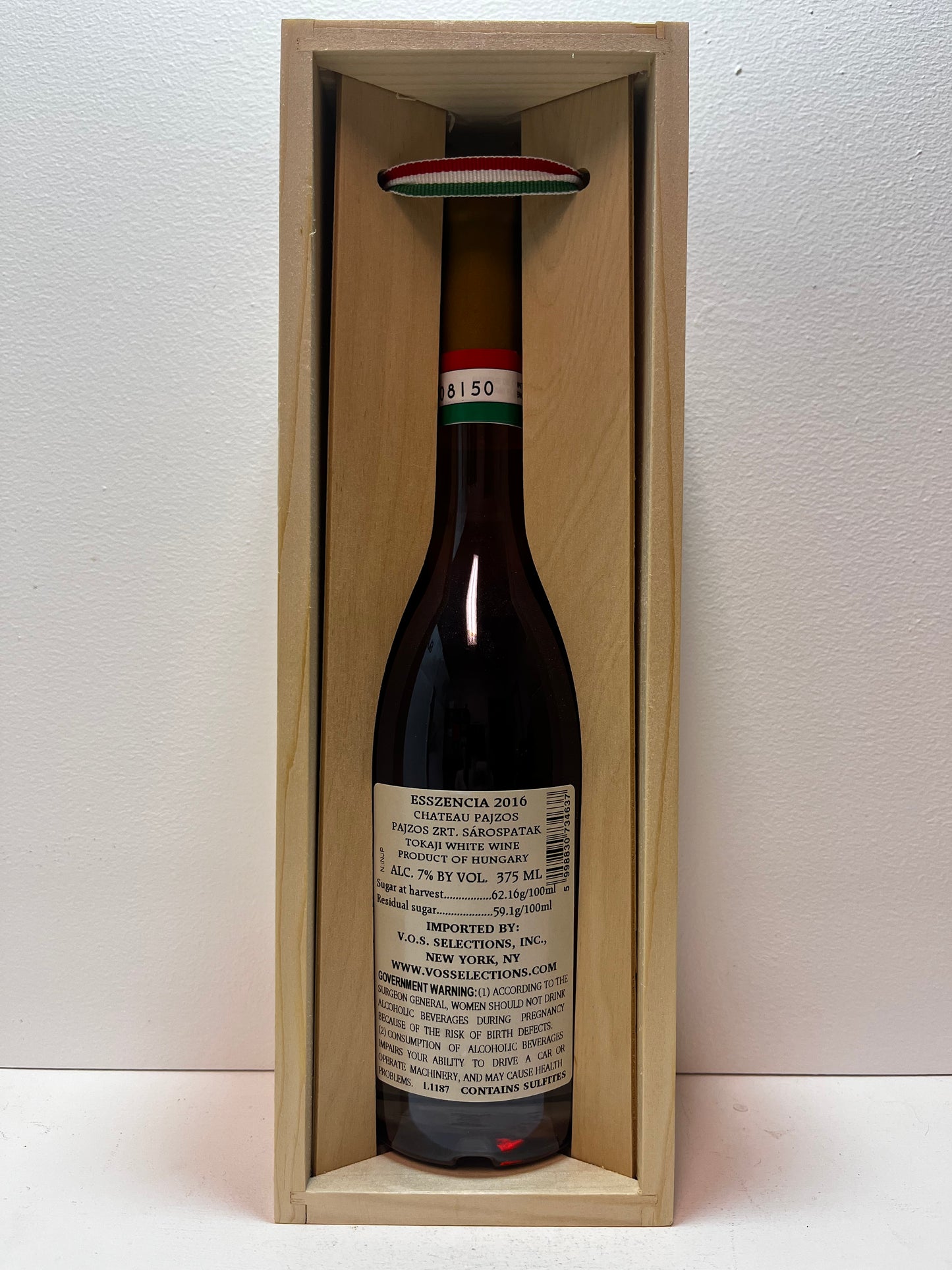 Pajzos, Furmint, Esszencia, Tokaji, Hungary 2016 (375ml)
