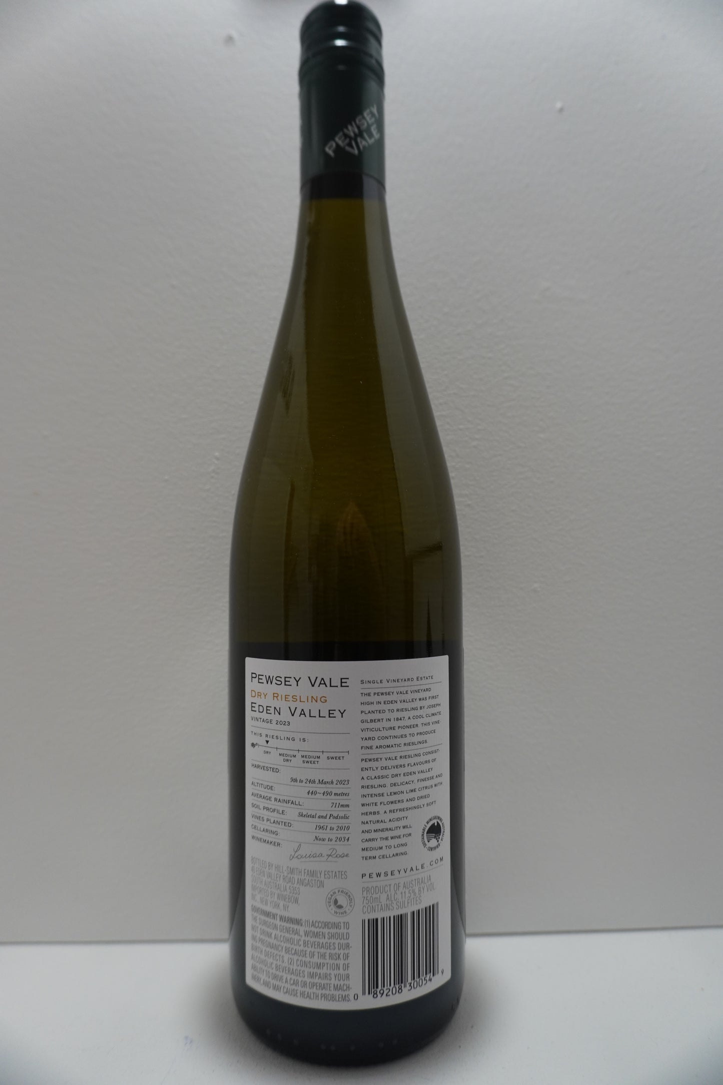 Pewsey Vale, Riesling, Eden Valley, South Australia 2023