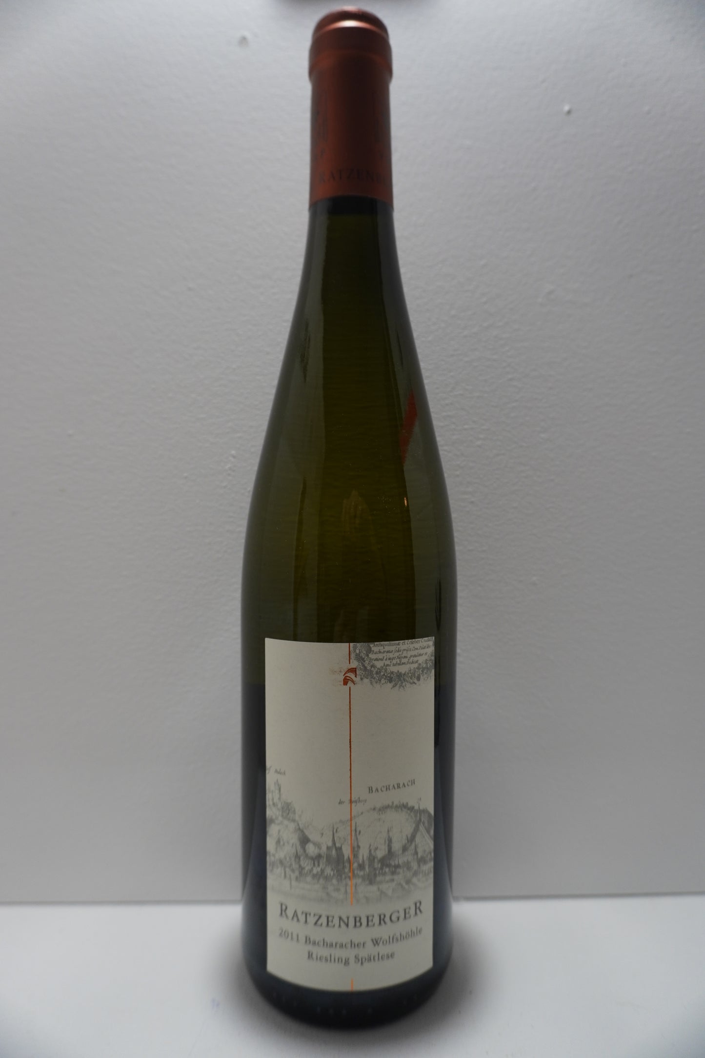Ratzenberger, Riesling, Spatlese, Bacharacher Wolfshohle, Mittelrhein, Germany 2011