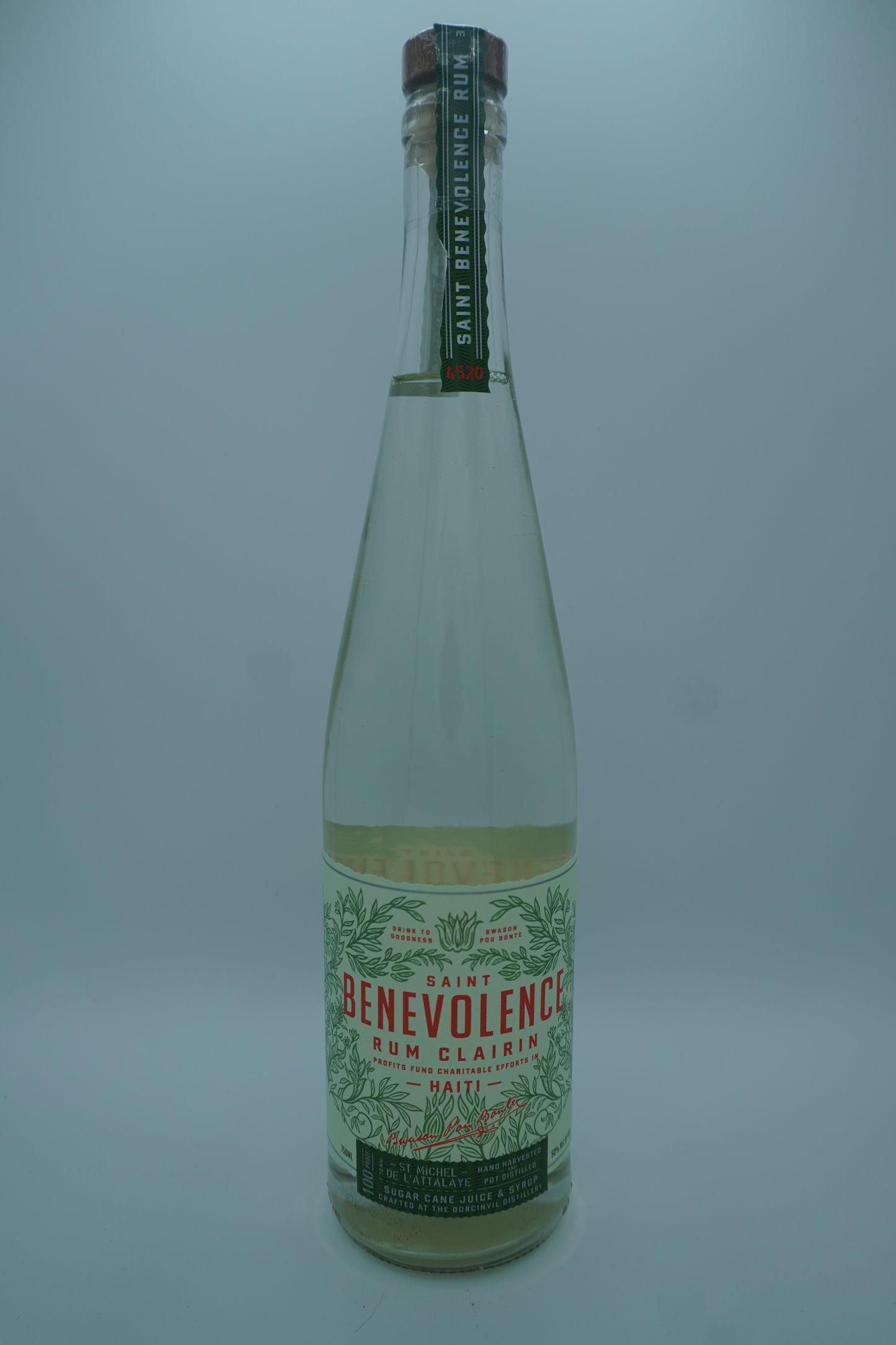 Saint Benevolence Rum Clairin Haiti