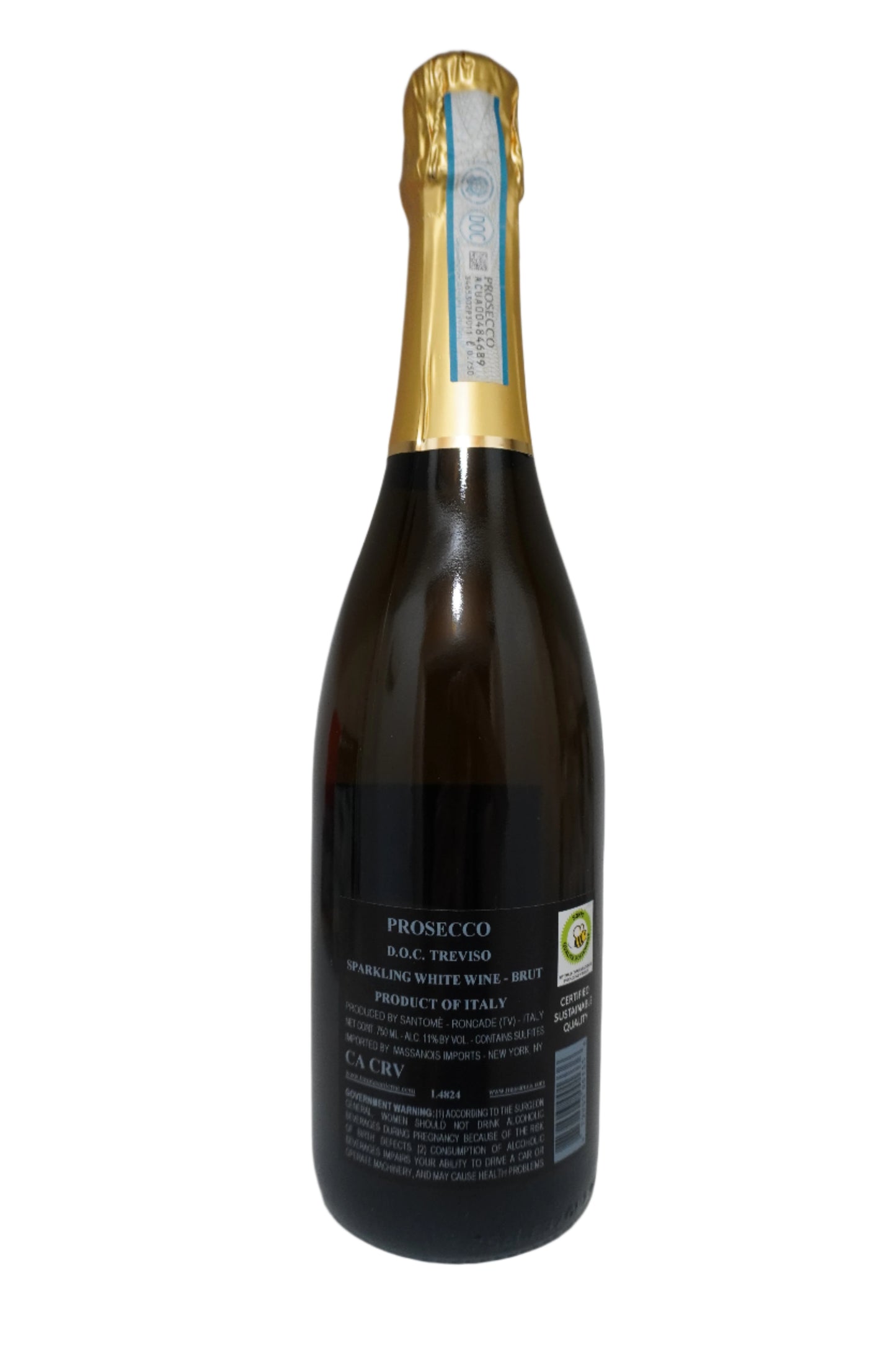 Santome, Prosecco, Brut, Treviso, Veneto, Italy NV
