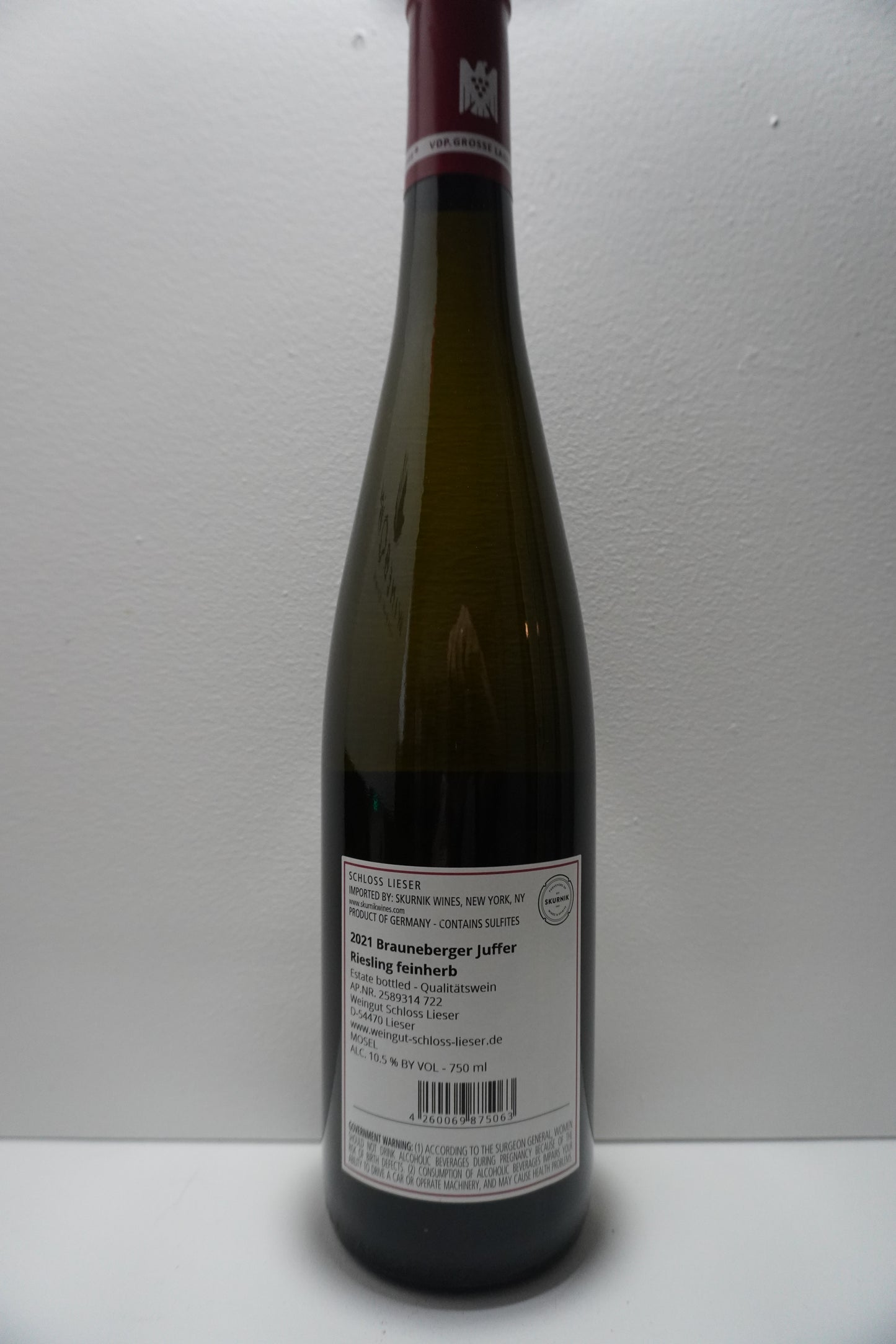 Schloss Lieser, Riesling, Braunberger Juffer, Mosel, Germany 2021