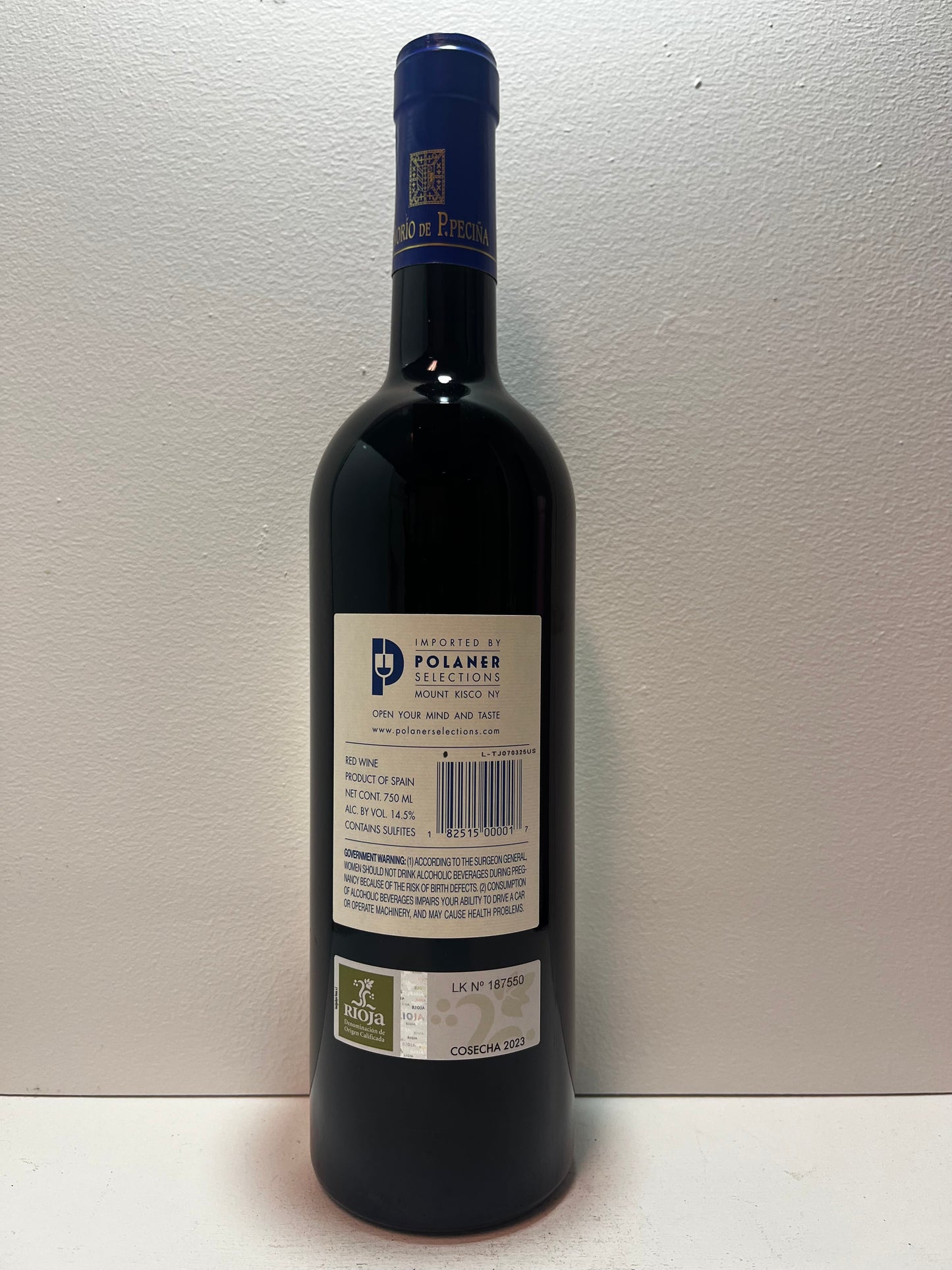 Senorio de Pecina, Tempranillo, Rioja, Spain 2023