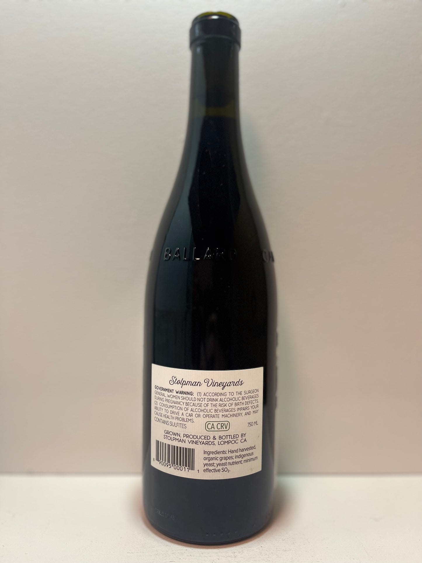 Stolpman Vineyards, Syrah, "Estate," Ballard Canyon, Santa Ynez Valley, California 2023