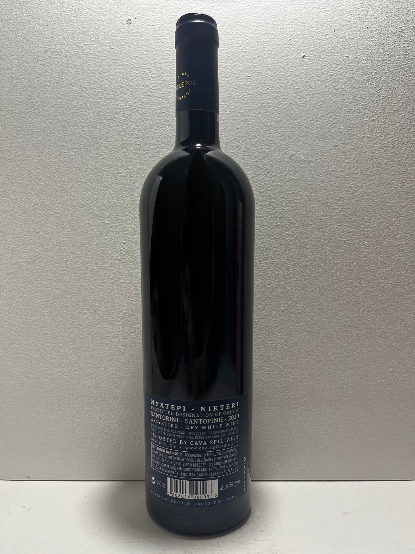 Tselepos Canava Chrissou, Assyrtiko, Nychteri, Santorini, Greece 2020
