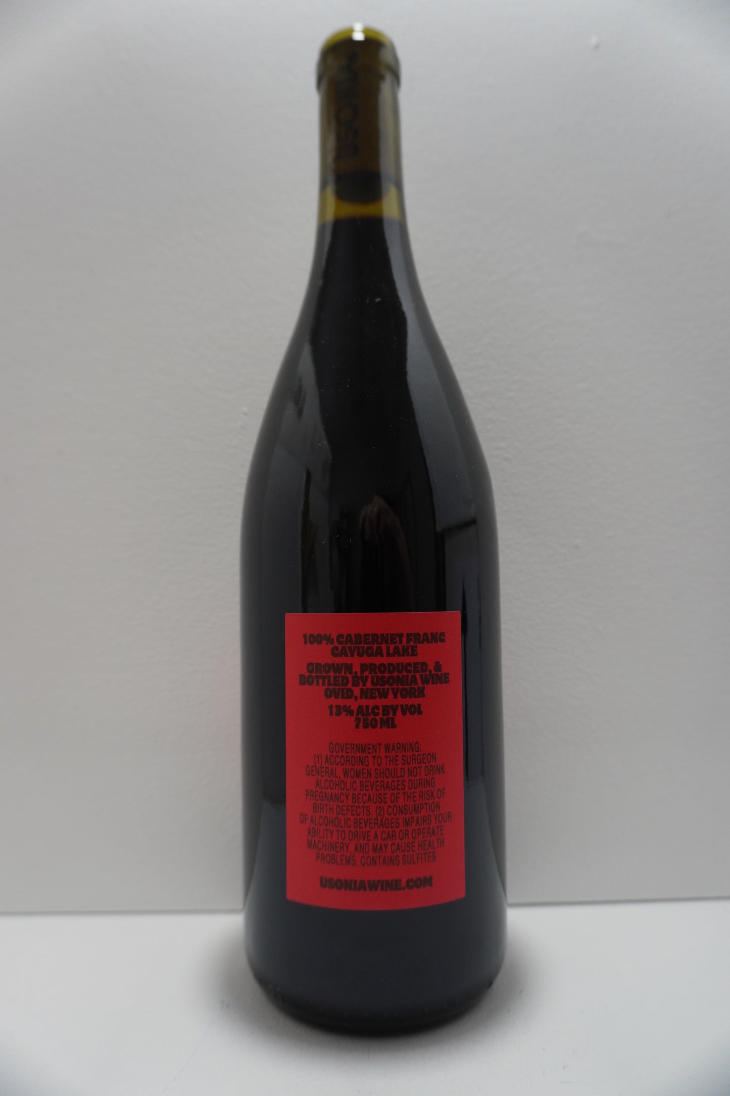 Usonia, Cabernet Franc, "New Suns Red," Cayuga Lake, Finger Lakes 2022