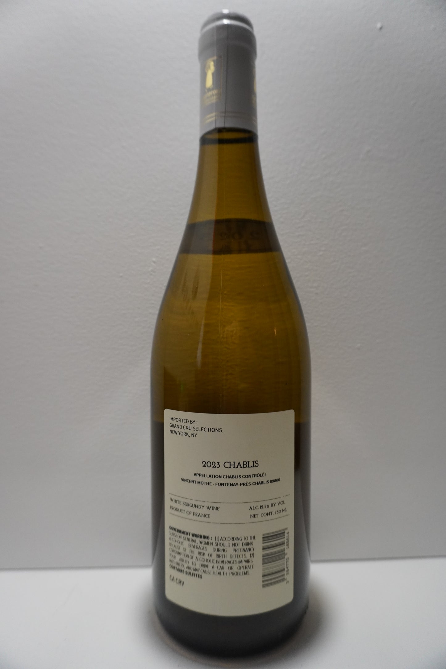 Vincent Mothe, Chardonnay, Chablis, Burgundy, France 2023