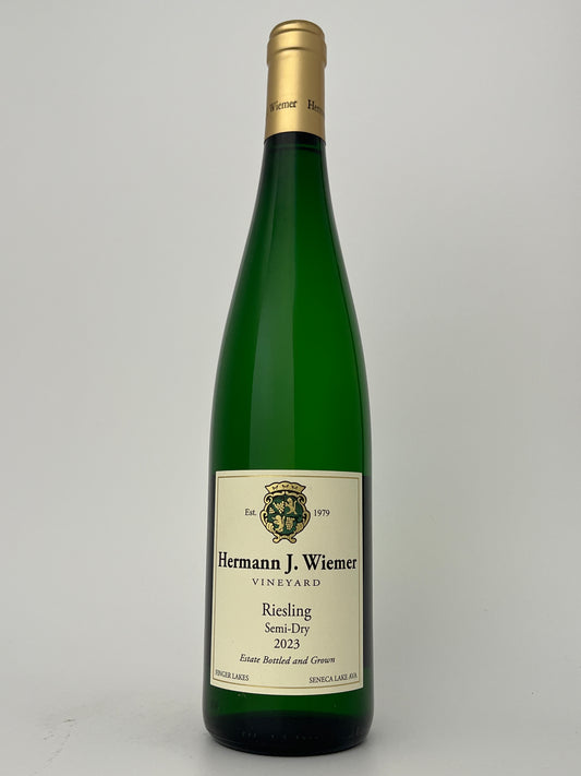 Hermann J. Wiemer, Riesling, Semi-Dry, Finger Lakes, New York, United States 2023