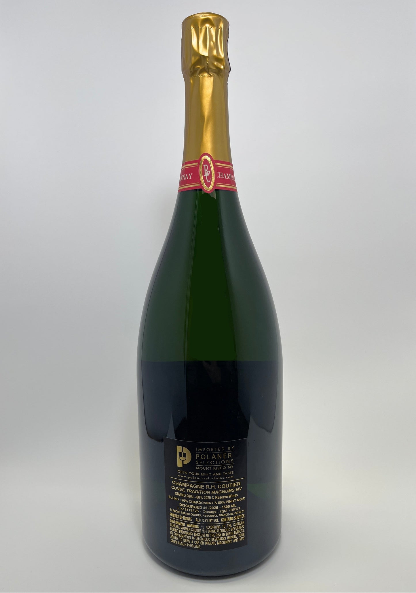 Coutier, Brut, "Cuvee Tradition," Ambonnay- Grand Cru, Champagne, France NV (Magnum)