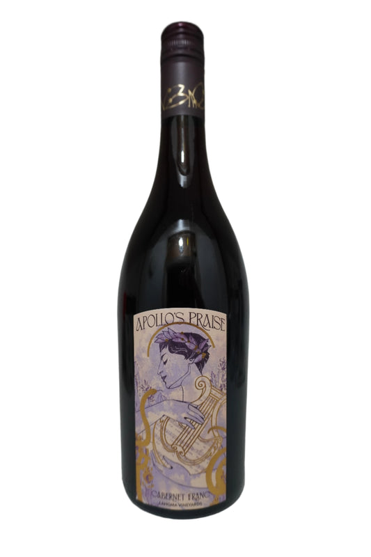 Apollo's Praise, Cabernet Franc, "Lahoma Vineyard," Seneca Lake, Finger Lakes, New York, United States, 2023