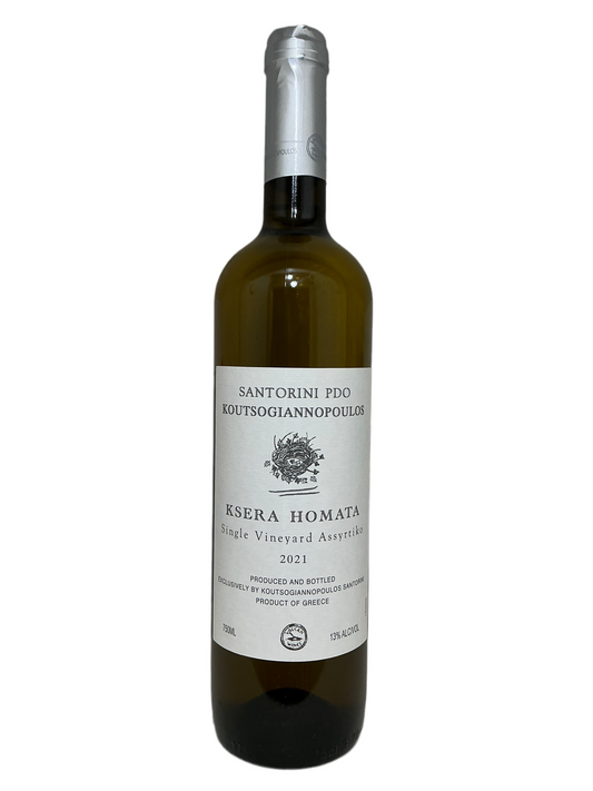 Koutsoyannopoulos, Assyrtiko, "Ksera Homata," Santorini, Greece 2021