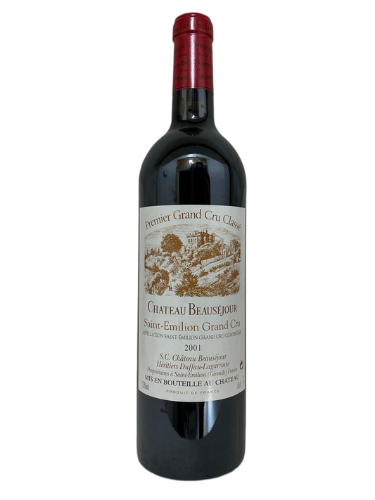 Chateau Beausejour, Merlot, Saint-Emilion-Grand Cru, Bordeaux, France 2001
