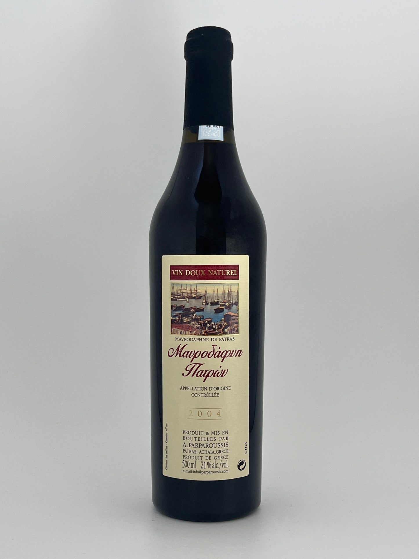 Parparoussis, Mavrodaphne of Rio Patras, Greece 2004 (500ml)