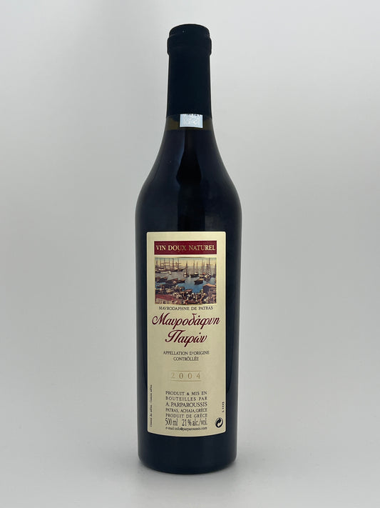 Parparoussis, Mavrodaphne of Rio Patras, Greece 2004 (500ml)