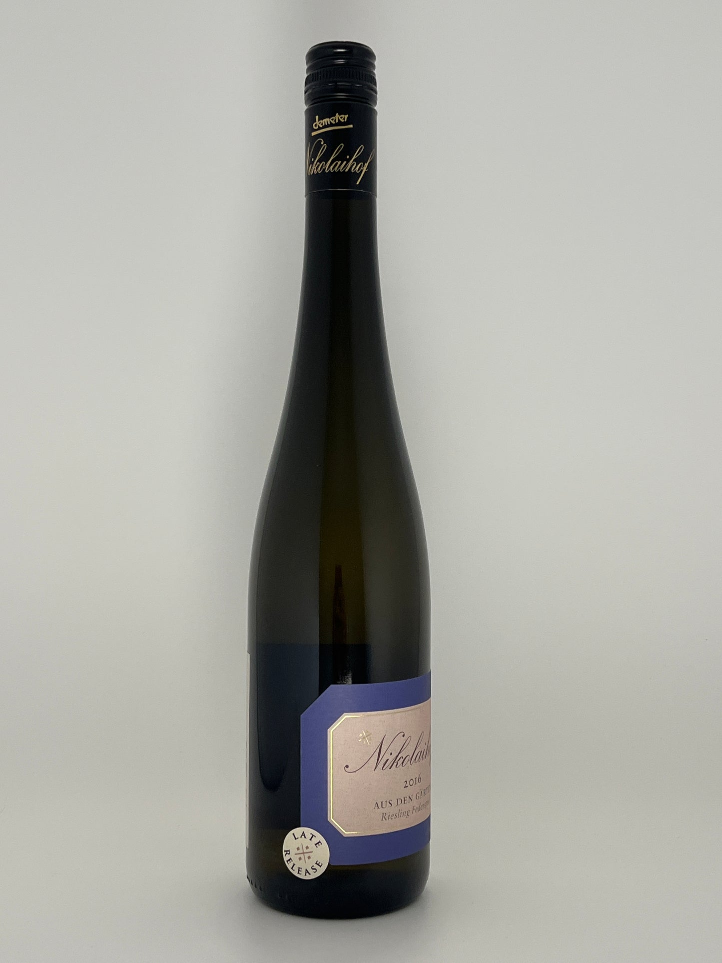 Nikolaihof, Riesling, Federspiel, "Aus den Garten," Wachau, Austria 2016 (Late Release)