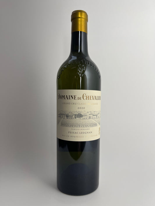 Front label of bottle of Domaine de Chavalier 2020 Pessac-Leognan, Bordeaux