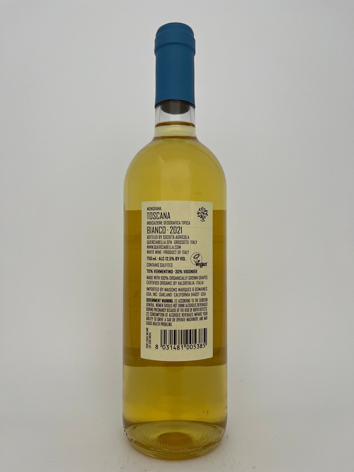 Querciabella, Vermentino, "Mongrana Bianco," Tuscany, Italy 2024