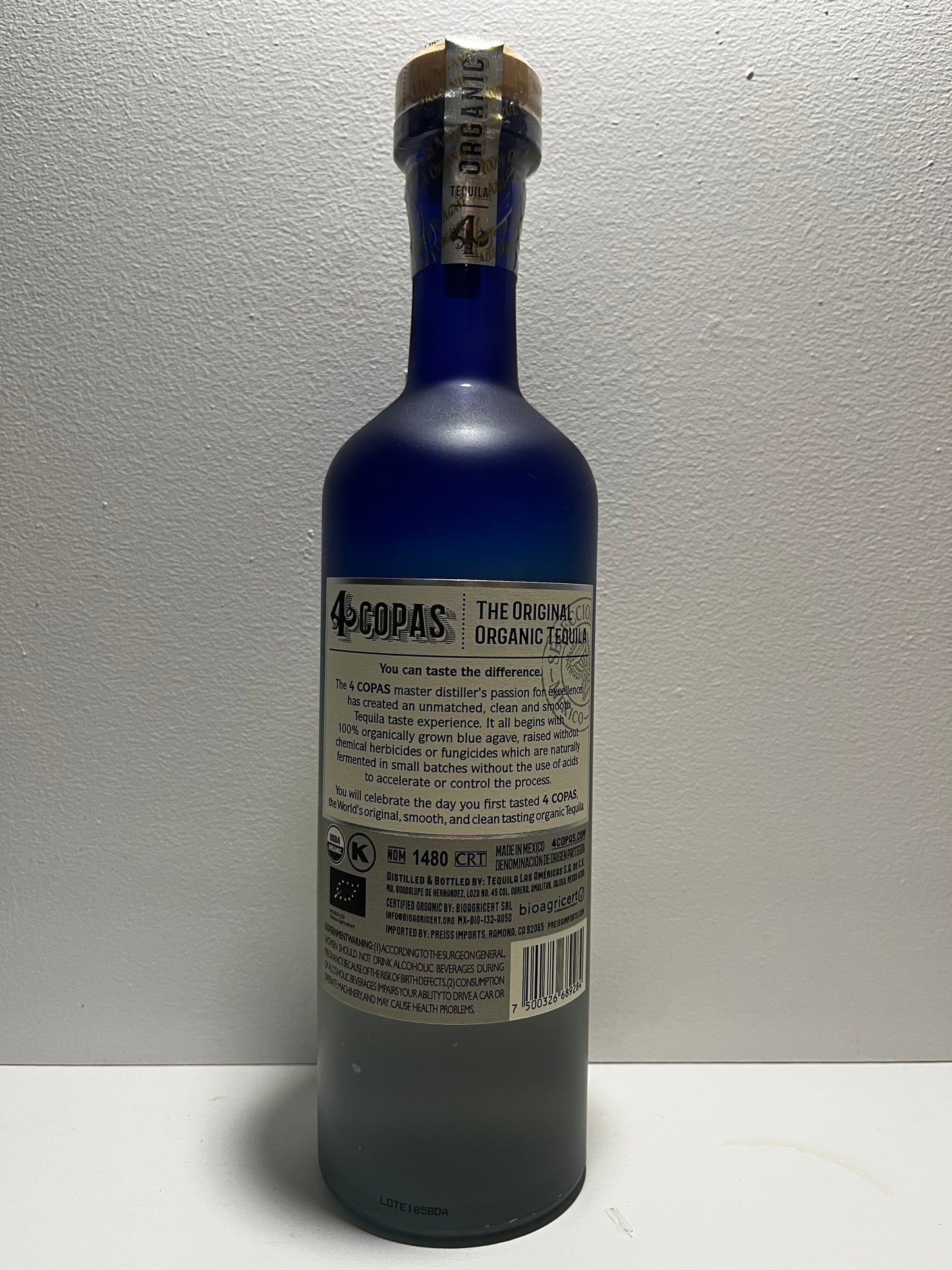 4 Copas Tequila Blanco