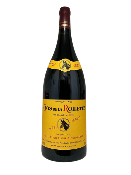 Clos de la Roilette, Gamay, "Cuvee Tardive," Fleurie, Beaujolais, France, 2023 (Magnum)