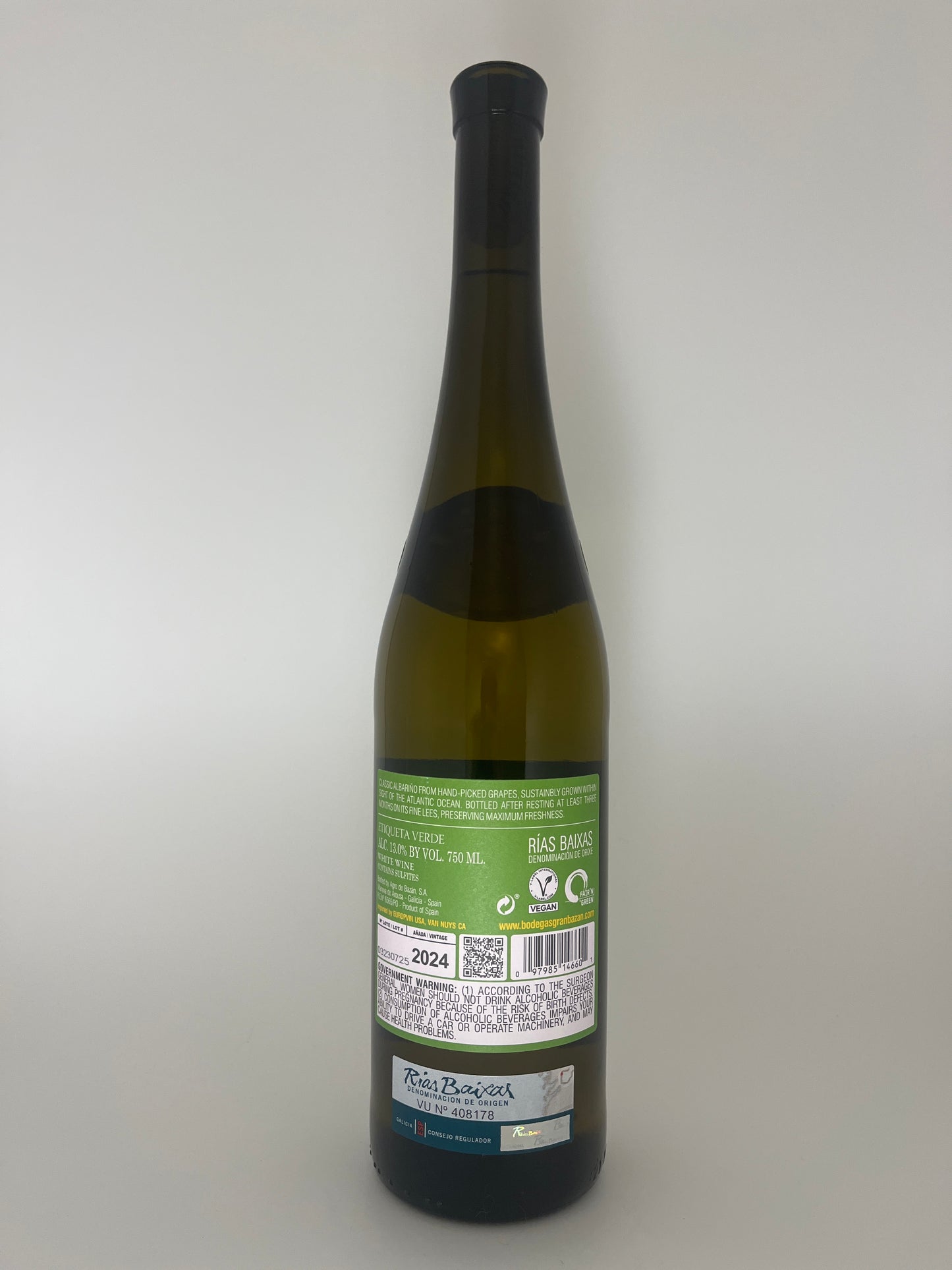 Granbazan, Albarino, "Etiqueta Verde," Rias Baixas, Spain 2024