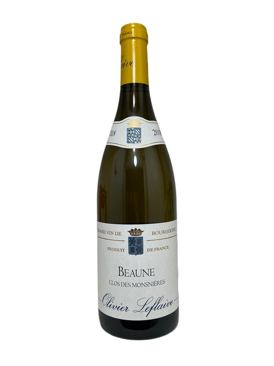 Olivier Leflaive, Chardonnay, Clos des Monsnieres, Beaune, Burgundy, France 2018
