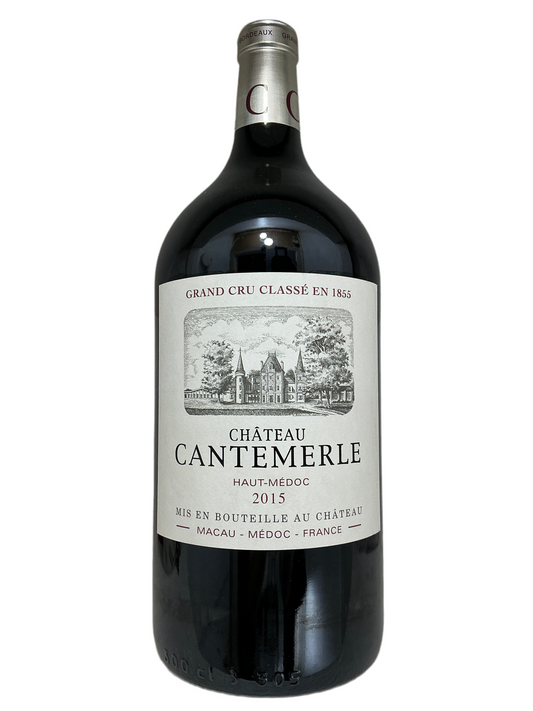 Chateau Cantemerle, Cabernet Sauvignon, Haut-Medoc, Bordeaux, France 2015 (Jeroboam 3 L)