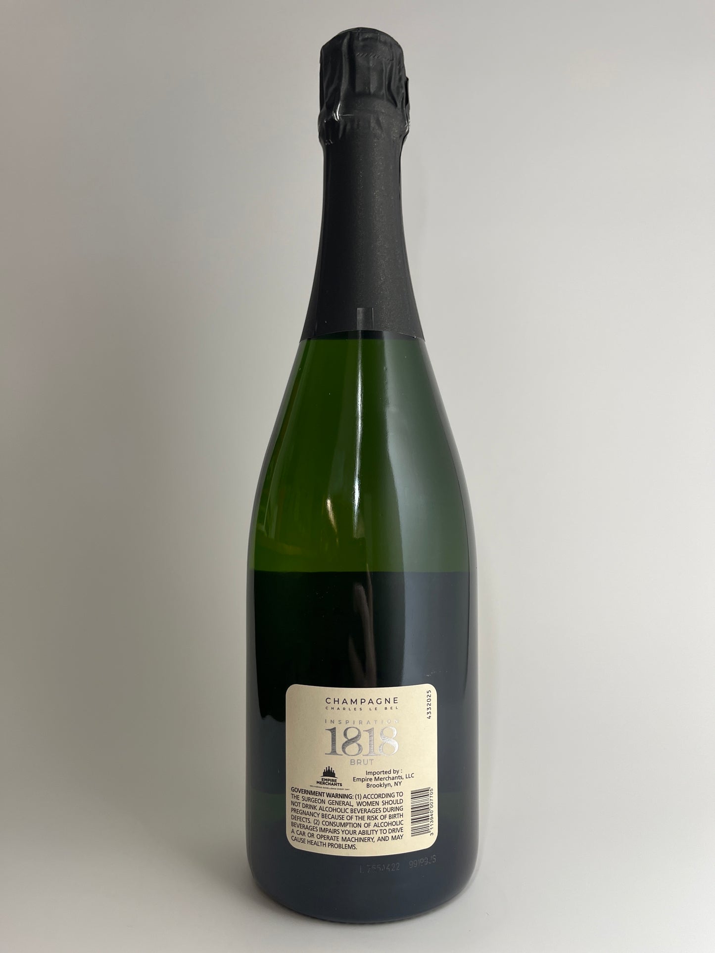Charles Le Bel, Brut, "Inspiration 1818," Champagne, France NV