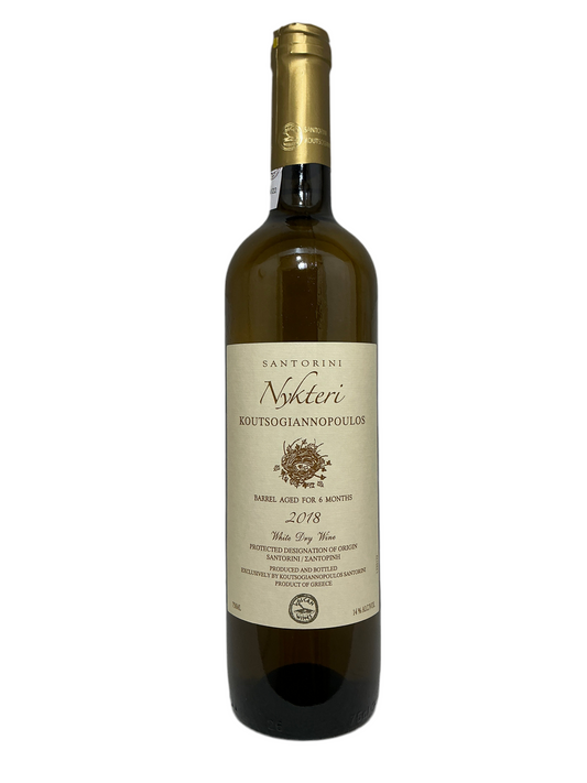 Koutsoyannopoulos, Assyrtiko, Nychteri, Santorini, Greece 2018