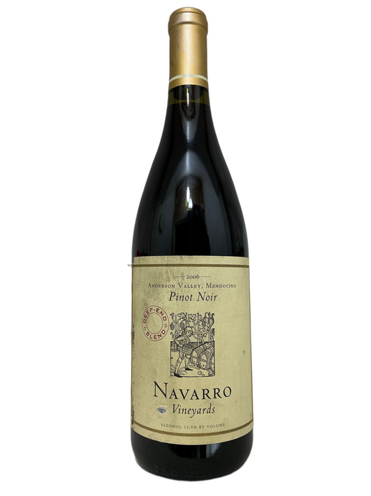 Navaro Vineyards, Pinot Noir, "Deep End Blend," Anderson Valley, Mendocino, California, United States 2006
