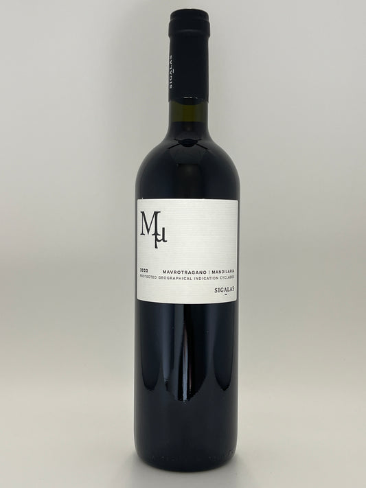 Sigalas, Mavrotragano/ Mandilaria,"MM," Cyclades, Greece 2022