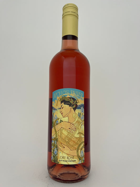 Apollo's Praise, Rose of Cabernet Franc, "Nutt Road Vineyard," Seneca Lake, Finger Lakes, New York 2024