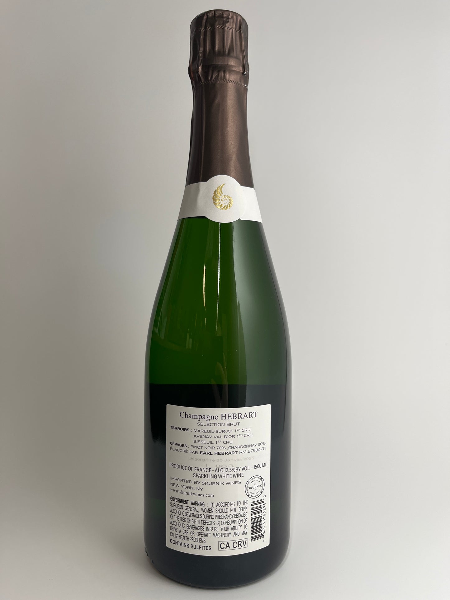 Marc Hebrart, Brut, "Selection," Premier Cru, Champagne, France NV
