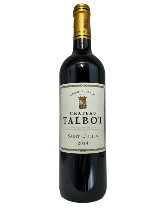 Chateau Talbot, Cabernet Sauvignon, Saint-Julien, Bordeaux, France 2014