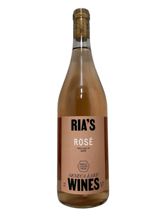 Ria's Wines, Rose of Cabernet Franc, Seneca Lake, Finger Lakes, New York 2024